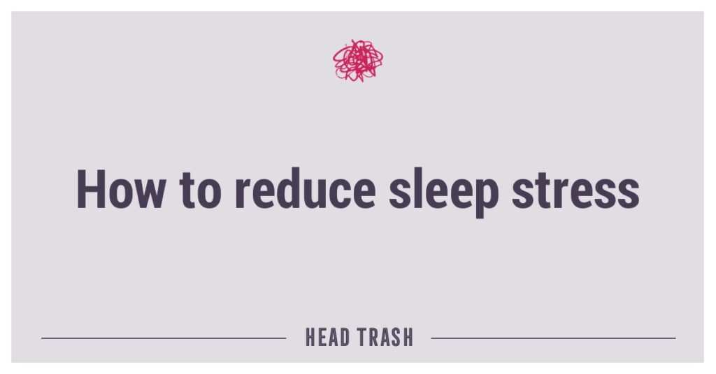 sleep stress
